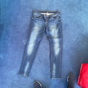 Lucky Brand Women's Distressed Indigo Skinny Jeans